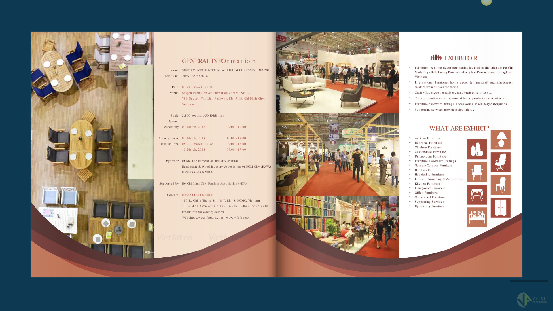 Brochure of  VIFA EXPO 2018 ( HAWA CORPORATION) Hội chợ quốc tế đồ gỗ Vifa 2018