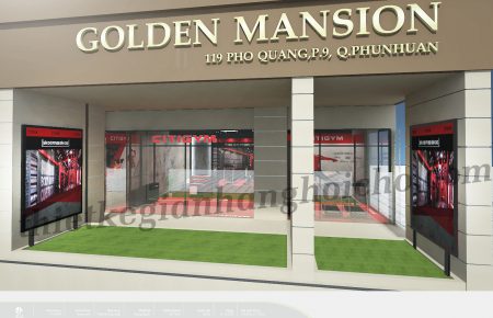 Booth Citigym Phổ Quang – Booth Presales tại Golden Mansion Phú Nhuận