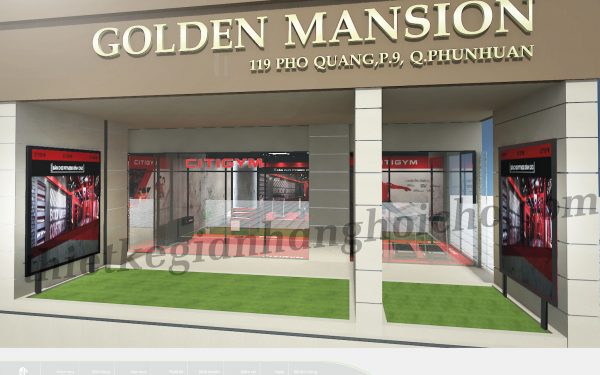 Booth Citigym Phổ Quang – Booth Presales tại Golden Mansion Phú Nhuận