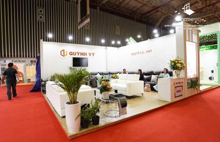 Thiết kế thi công gian hàng Quỳnh Vy – hội chợ Vifa Expo 2023